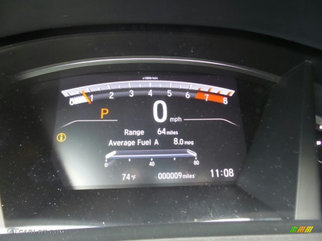 2017 CR-V EX-L AWD - Basque Red Pearl II / Gray photo #16
