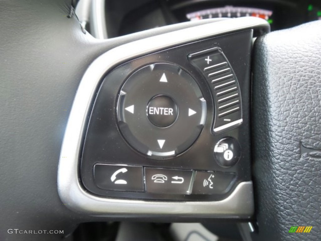 2017 CR-V EX-L AWD - Basque Red Pearl II / Gray photo #21