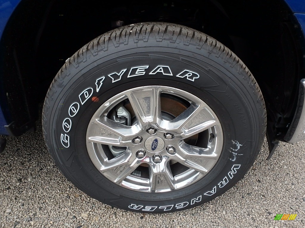 2017 F150 XLT SuperCab 4x4 - Lightning Blue / Earth Gray photo #9