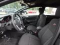 Charcoal Black 2017 Ford Fiesta ST Hatchback Interior Color