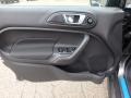 Charcoal Black 2017 Ford Fiesta ST Hatchback Door Panel