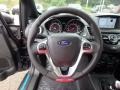 2017 Ford Fiesta Charcoal Black Interior Steering Wheel Photo
