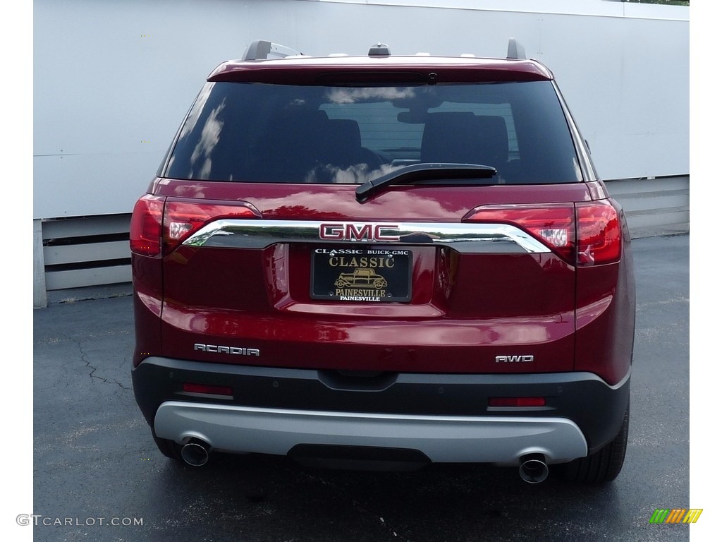 2018 Acadia SLT AWD - Crimson Red Tintcoat / Jet Black photo #3