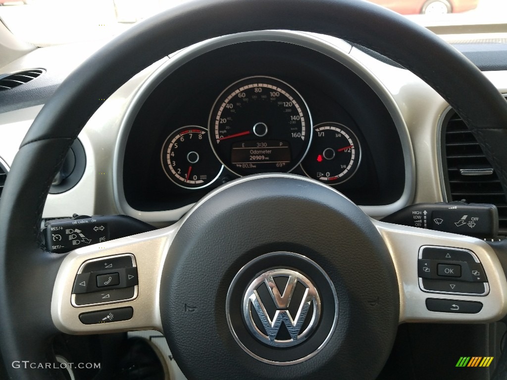 2016 Beetle 1.8T SEL - Moonrock Silver Metallic / Black photo #16