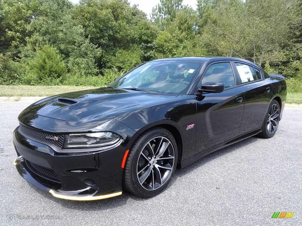 2018 Charger R/T Scat Pack - Pitch Black / Black photo #2