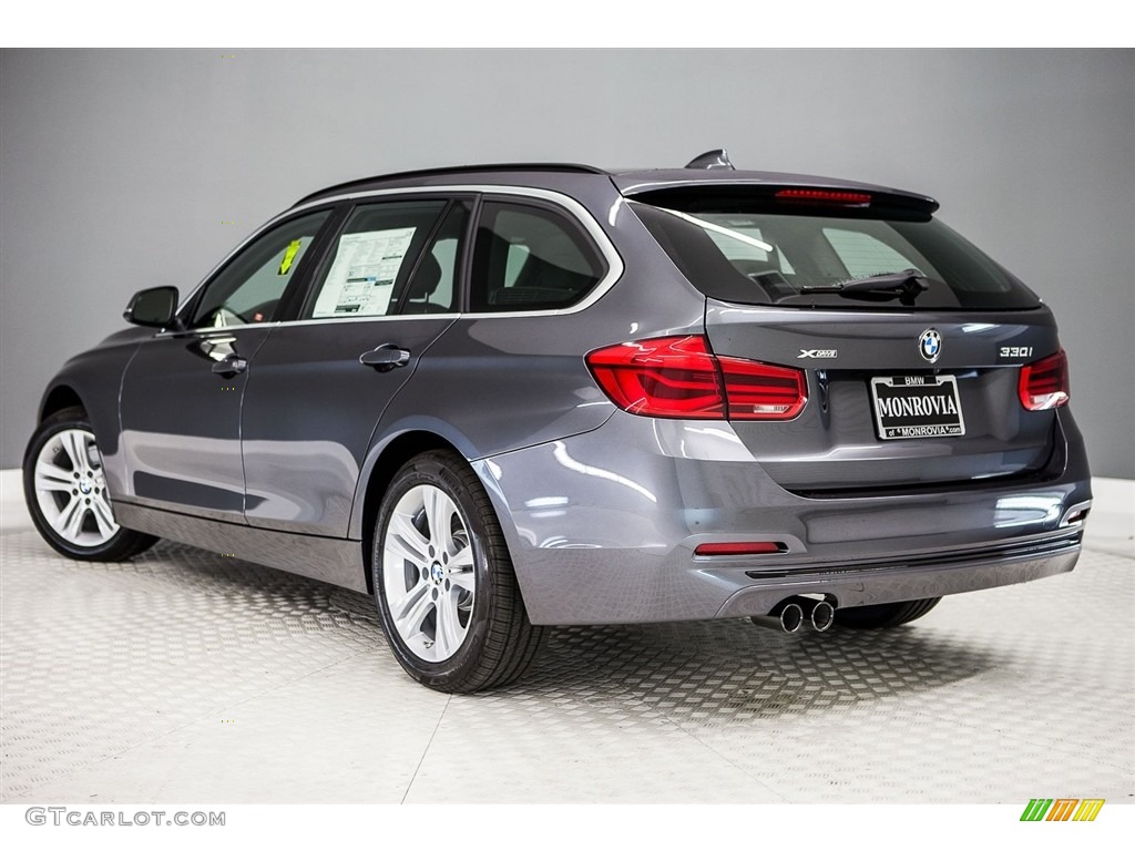 2018 3 Series 330i xDrive Sports Wagon - Mineral Grey Metallic / Black photo #3