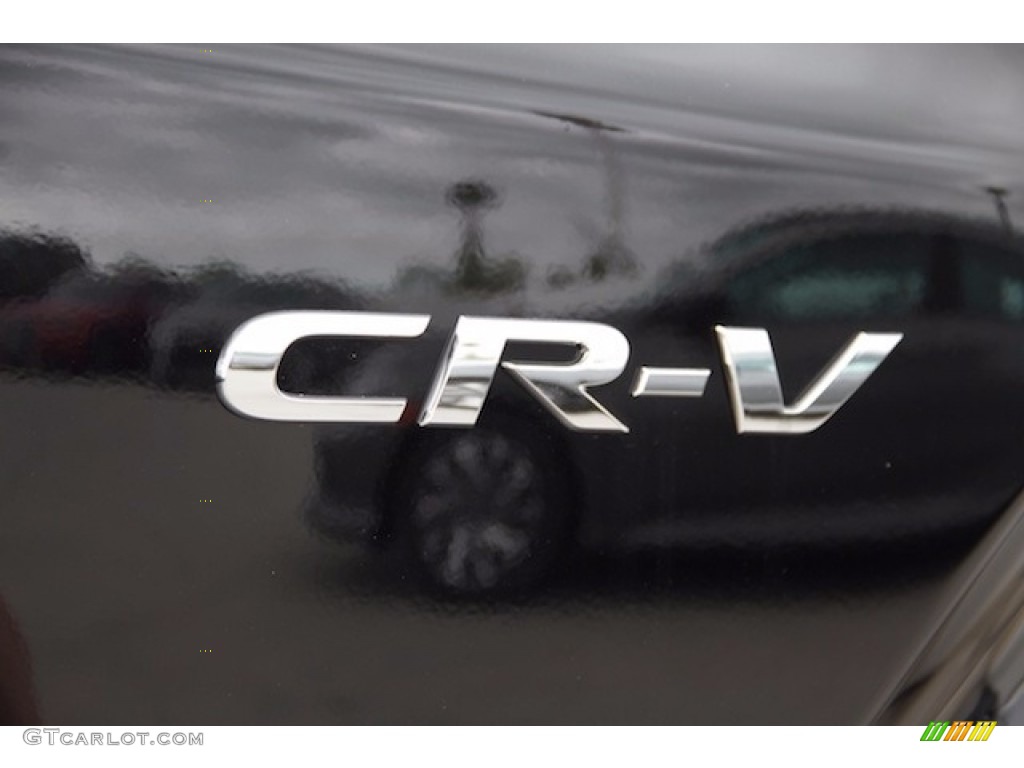 2017 CR-V EX - Crystal Black Pearl / Ivory photo #3