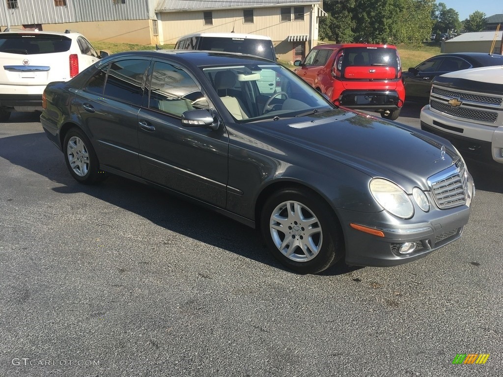 2007 E 320 Bluetec Sedan - Granite Grey Metallic / Ash photo #1
