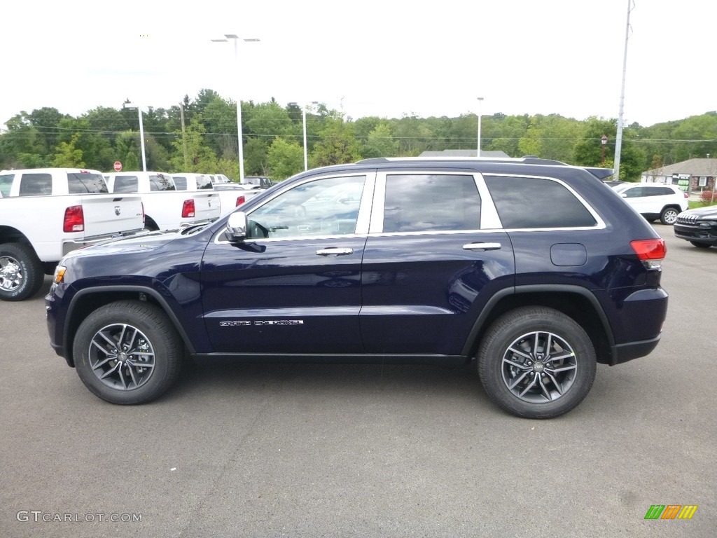 True Blue Pearl 2018 Jeep Grand Cherokee Limited 4x4 Exterior Photo #122410630