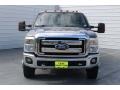2011 Sterling Gray Metallic Ford F350 Super Duty Lariat Crew Cab 4x4 Dually  photo #2