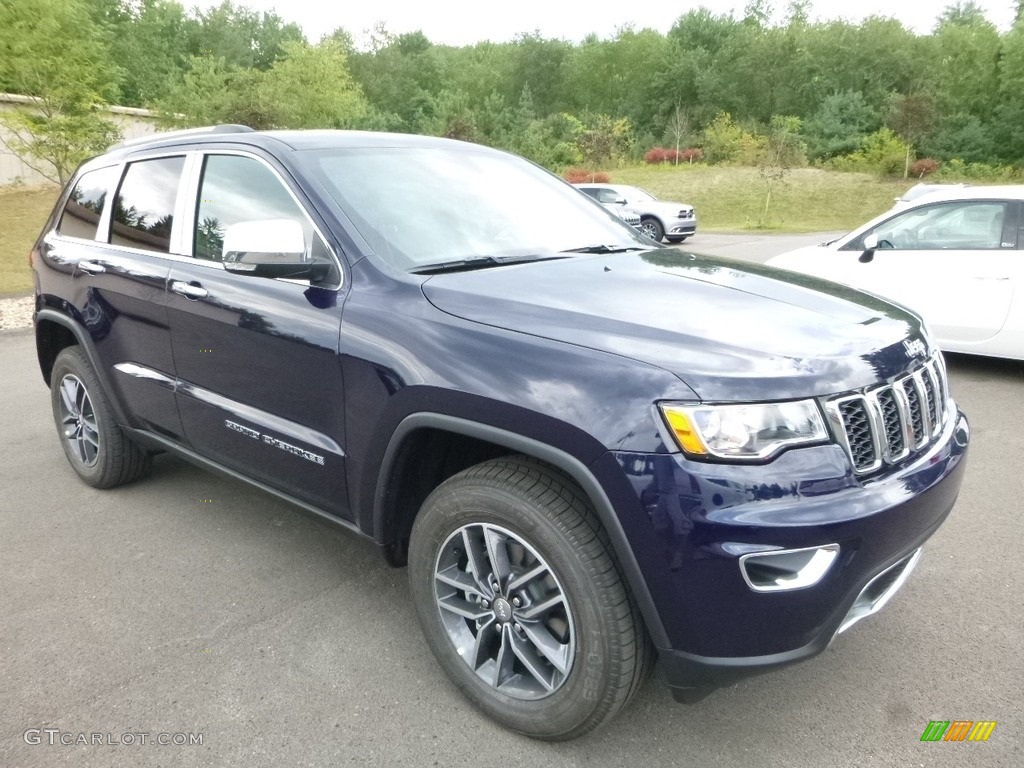True Blue Pearl 2018 Jeep Grand Cherokee Limited 4x4 Exterior Photo #122410746