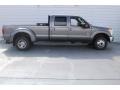 2011 Sterling Gray Metallic Ford F350 Super Duty Lariat Crew Cab 4x4 Dually  photo #9