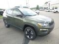 Olive Green Pearl 2018 Jeep Compass Trailhawk 4x4 Exterior