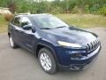 2018 Patriot Blue Pearl Jeep Cherokee Latitude Plus 4x4  photo #7