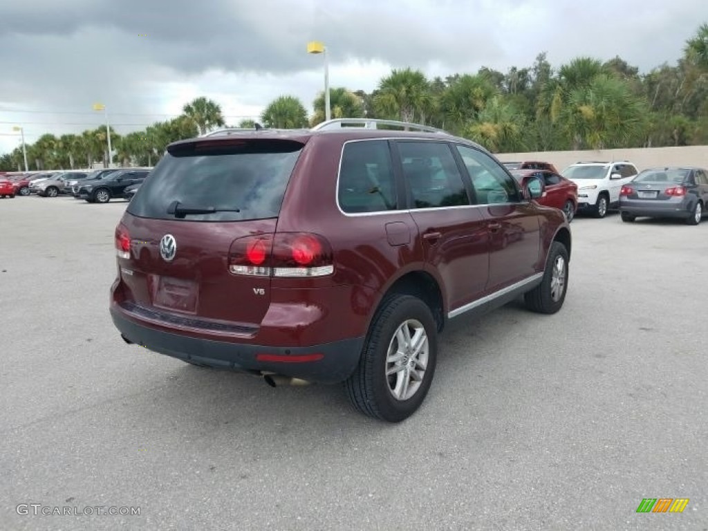2008 Touareg 2 VR6 - Cranberry Red Metallic / Pure Beige photo #3