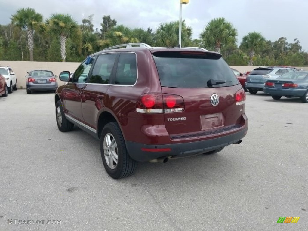 2008 Touareg 2 VR6 - Cranberry Red Metallic / Pure Beige photo #4