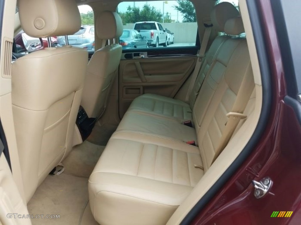 2008 Touareg 2 VR6 - Cranberry Red Metallic / Pure Beige photo #6