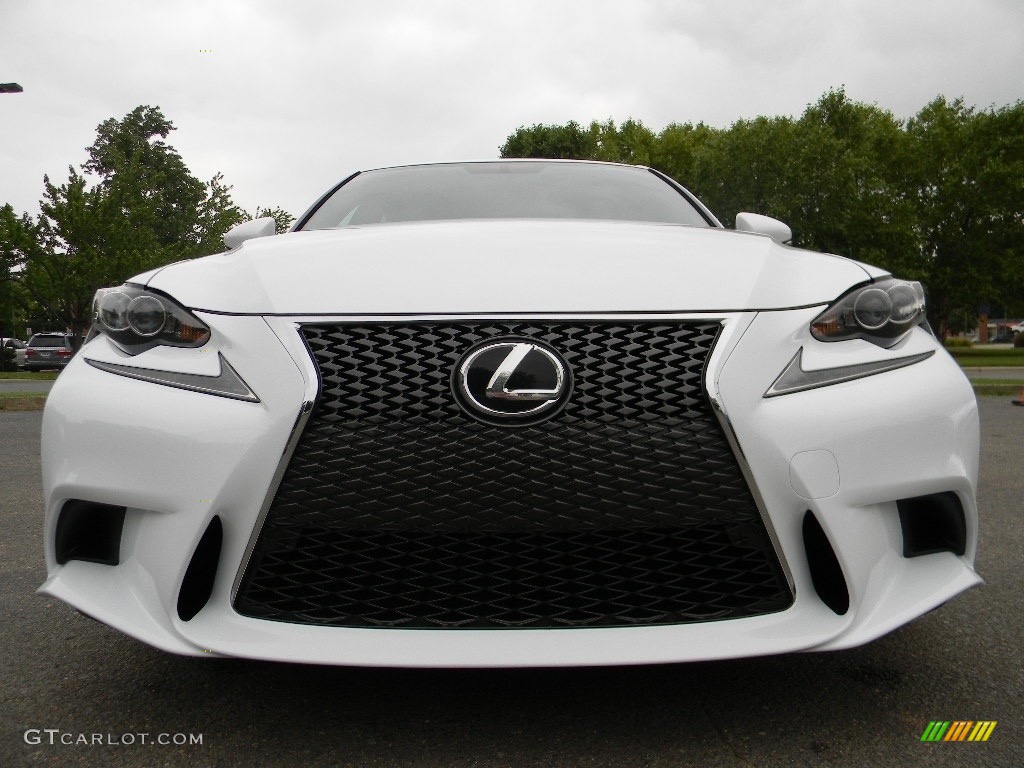 2014 IS 250 F Sport - Ultra White / Rioja Red photo #4