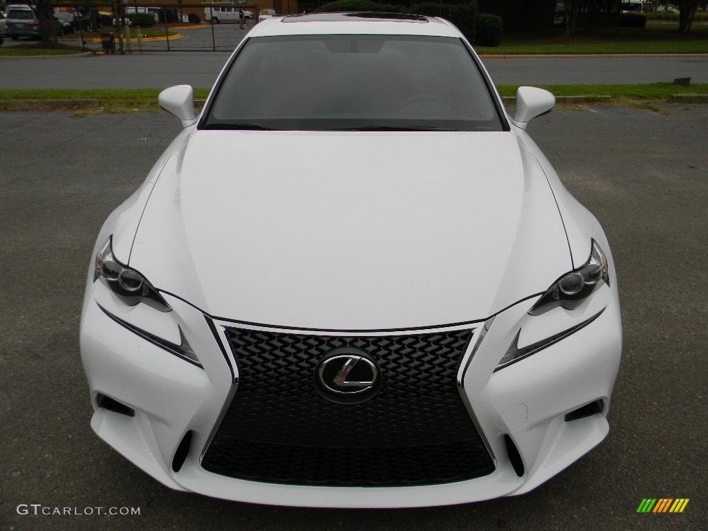 2014 IS 250 F Sport - Ultra White / Rioja Red photo #5