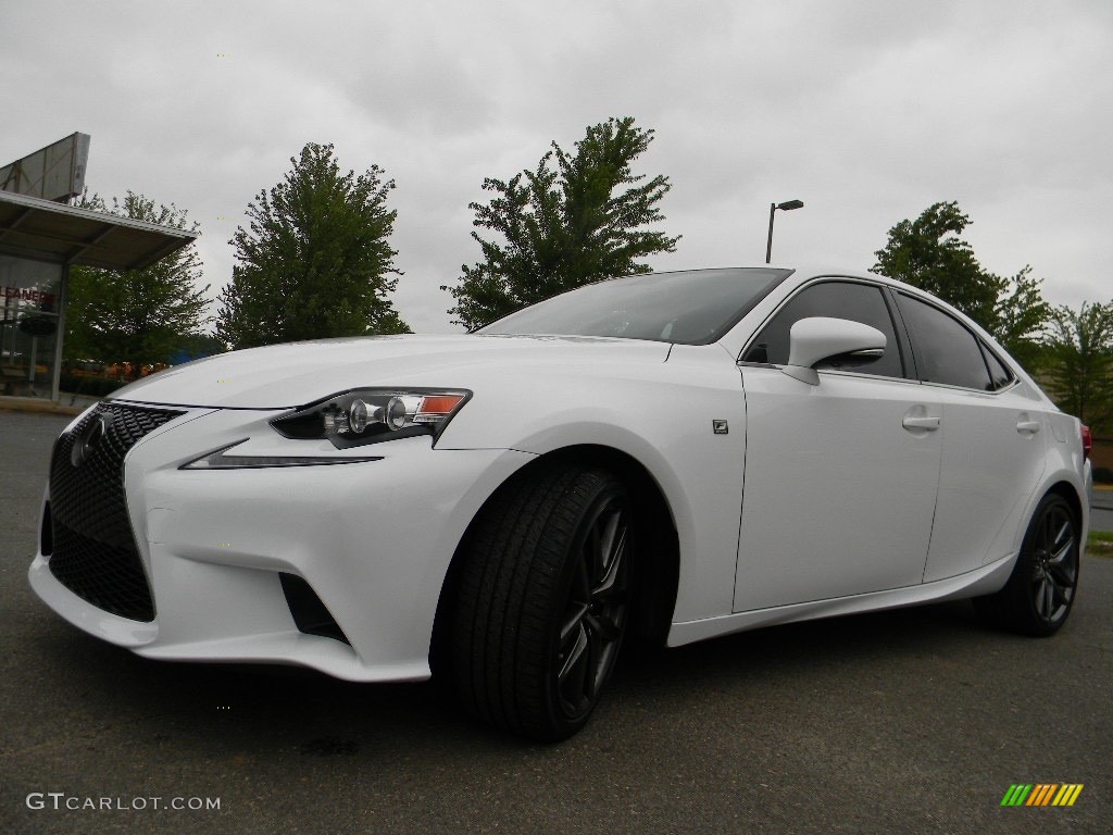 2014 IS 250 F Sport - Ultra White / Rioja Red photo #6