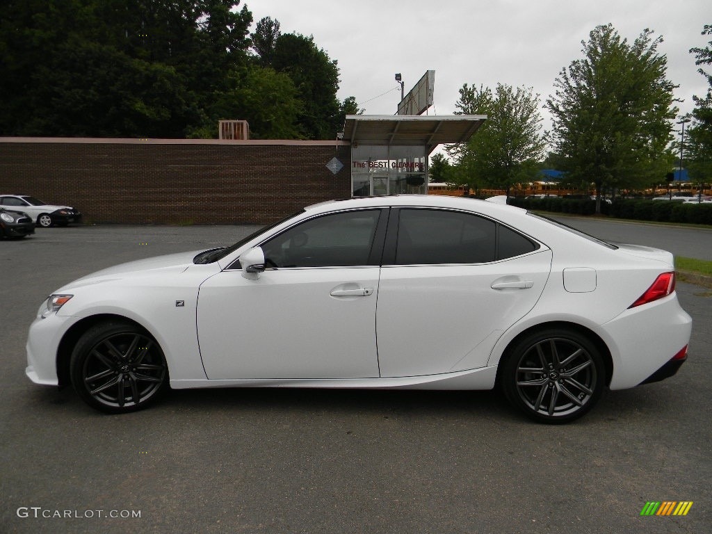 2014 IS 250 F Sport - Ultra White / Rioja Red photo #7