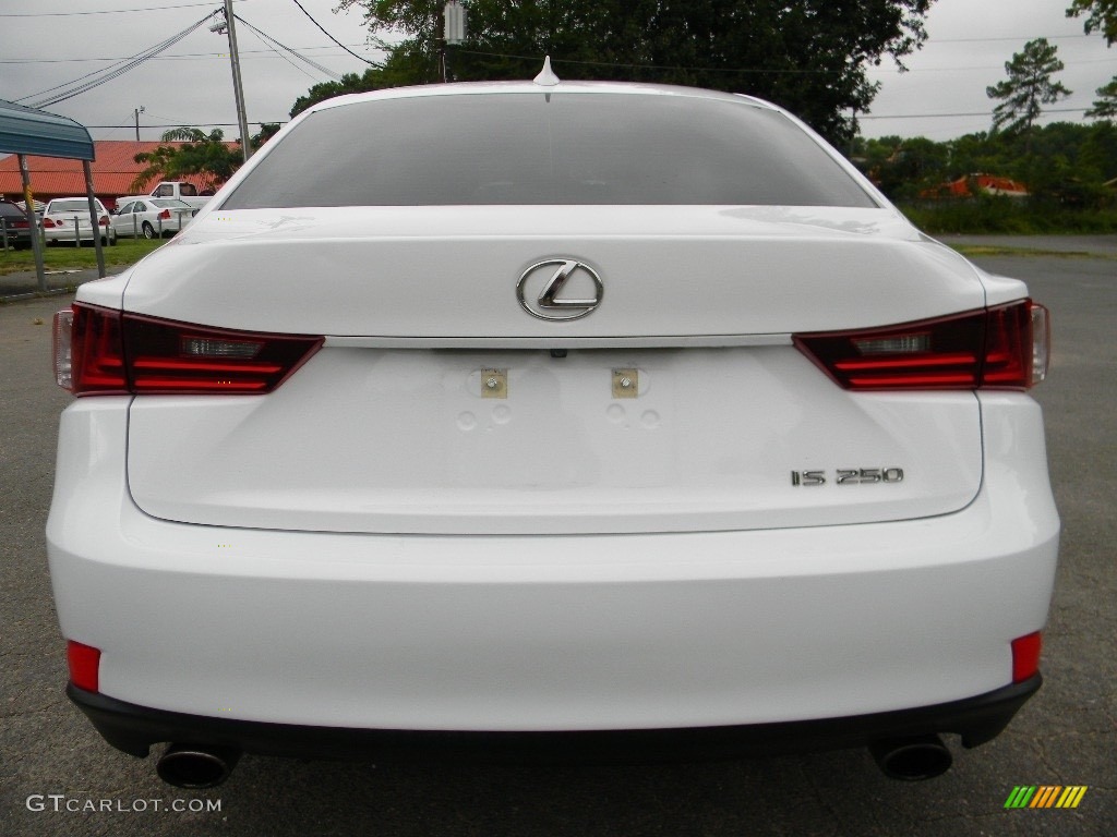 2014 IS 250 F Sport - Ultra White / Rioja Red photo #9