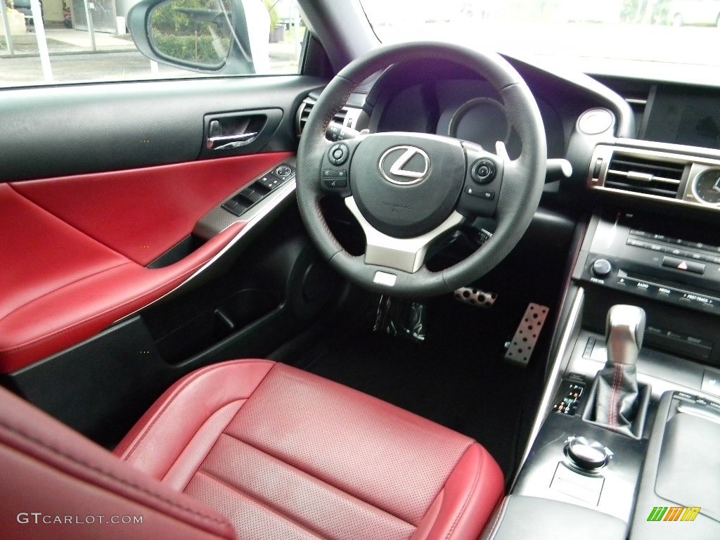 2014 IS 250 F Sport - Ultra White / Rioja Red photo #12
