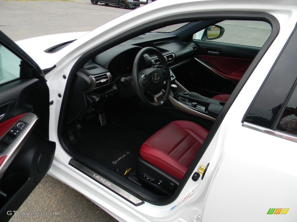 2014 IS 250 F Sport - Ultra White / Rioja Red photo #15