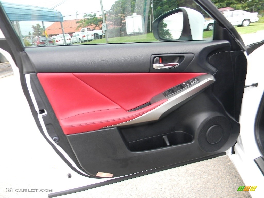 2014 IS 250 F Sport - Ultra White / Rioja Red photo #16