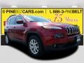 Deep Cherry Red Crystal Pearl 2014 Jeep Cherokee Latitude 4x4