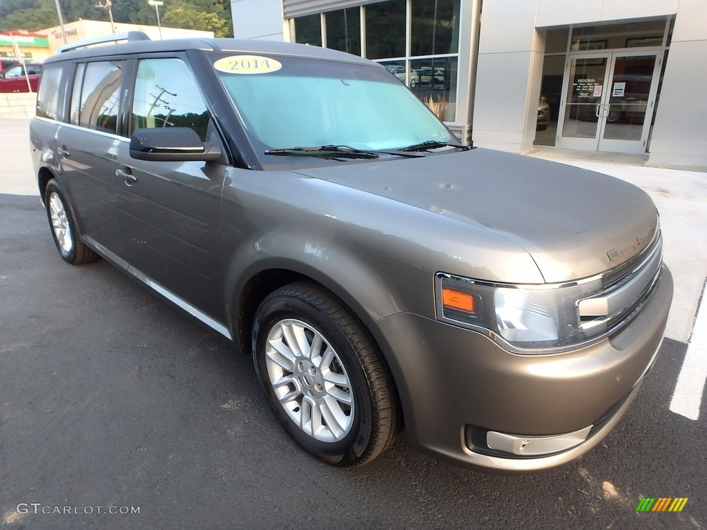 2014 Flex SEL AWD - Mineral Gray / Charcoal Black photo #9