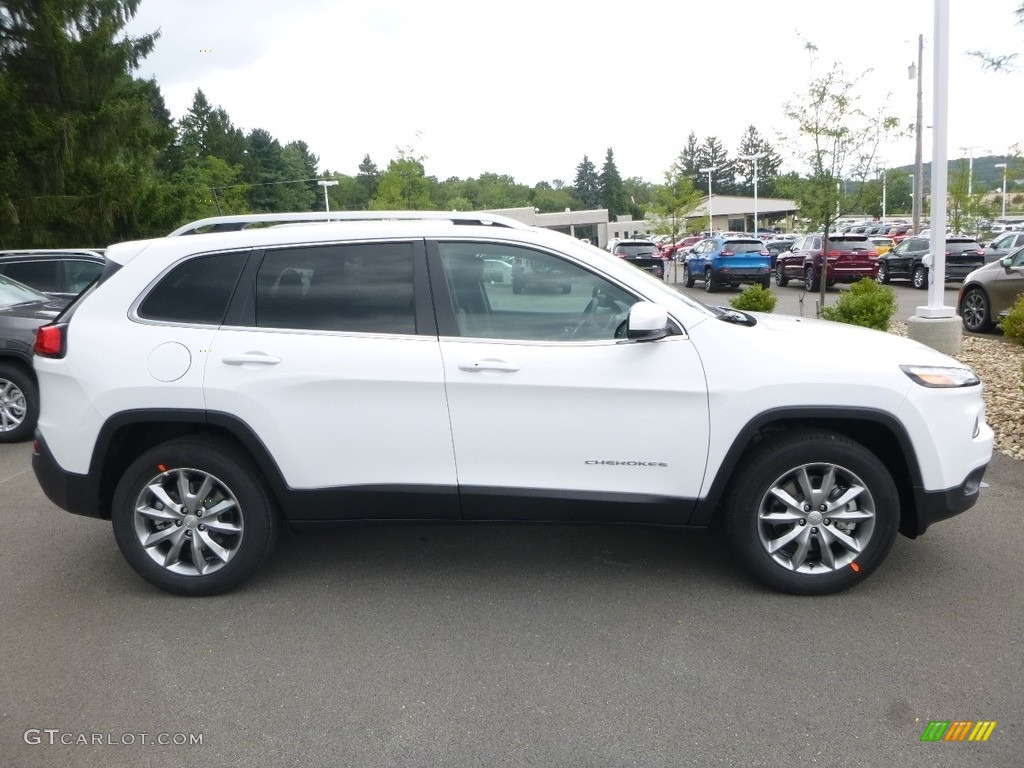Bright White 2018 Jeep Cherokee Limited 4x4 Exterior Photo #122416275