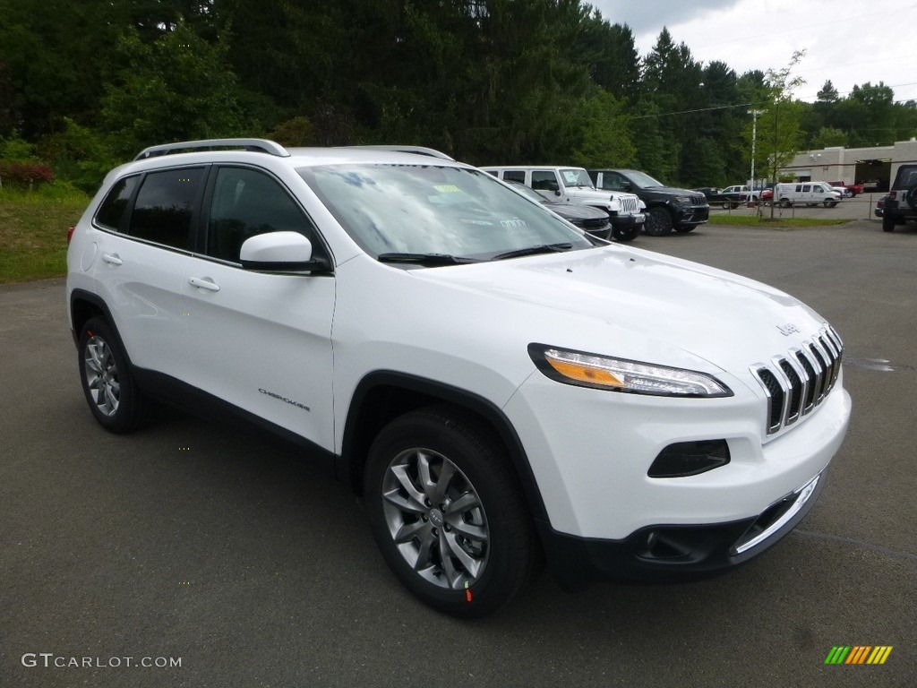 Bright White 2018 Jeep Cherokee Limited 4x4 Exterior Photo #122416299