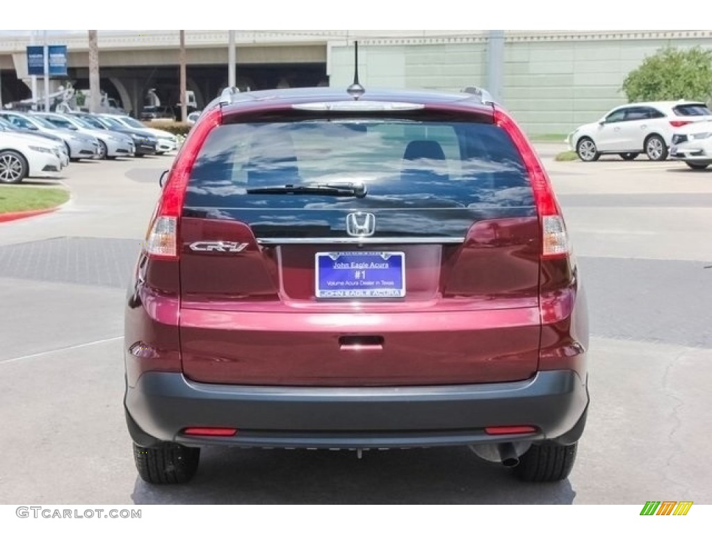 2013 CR-V EX-L - Basque Red Pearl II / Gray photo #6