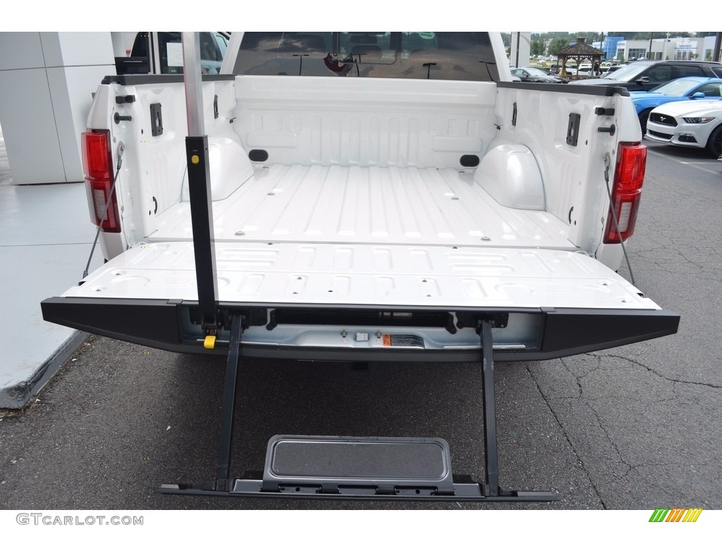 2018 F150 Lariat SuperCrew 4x4 - White Platinum / Black photo #6