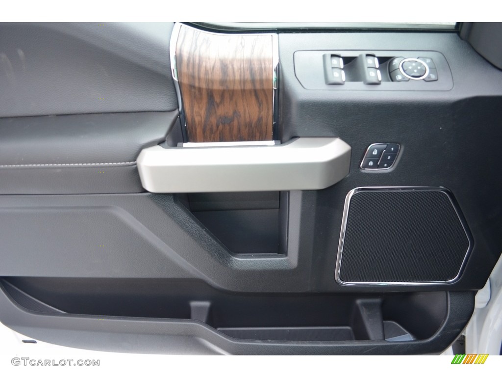 2018 F150 Lariat SuperCrew 4x4 - White Platinum / Black photo #7