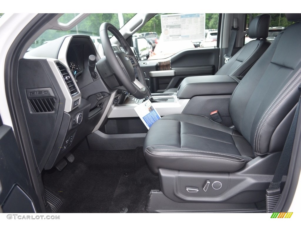 2018 F150 Lariat SuperCrew 4x4 - White Platinum / Black photo #8