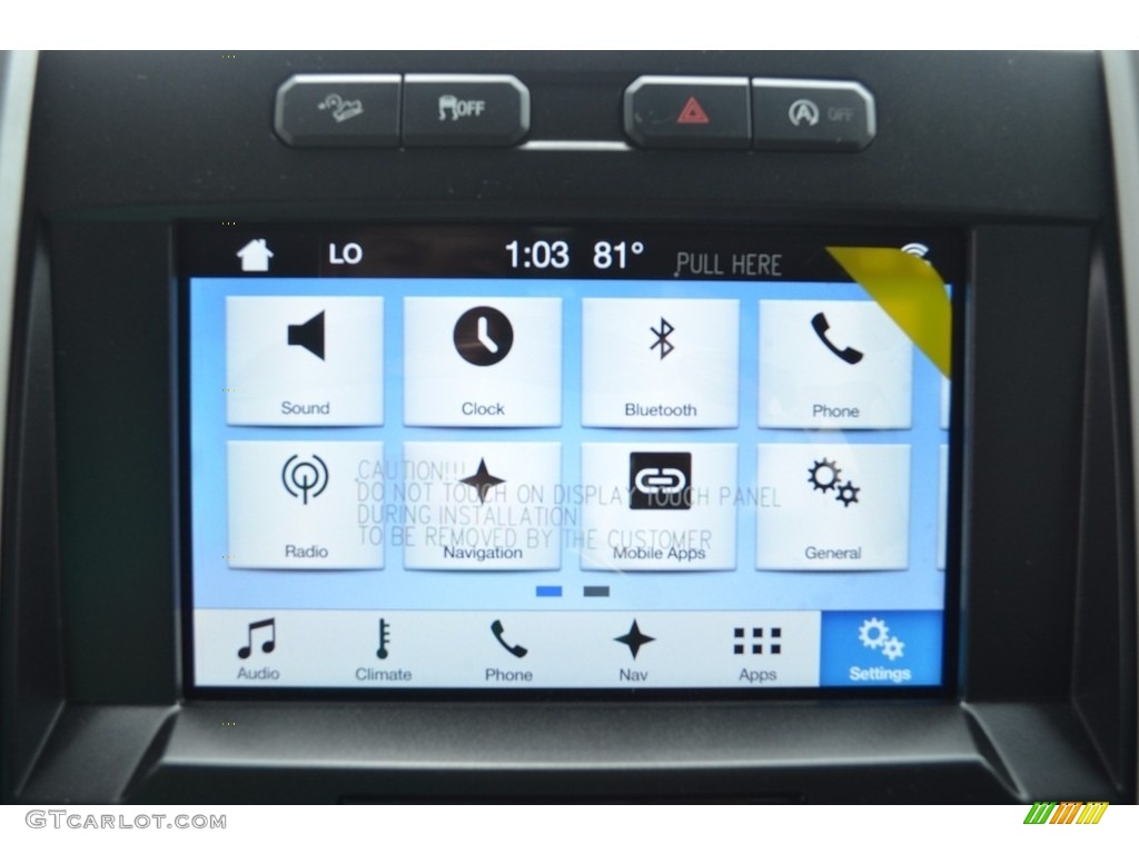 2018 F150 Lariat SuperCrew 4x4 - White Platinum / Black photo #13