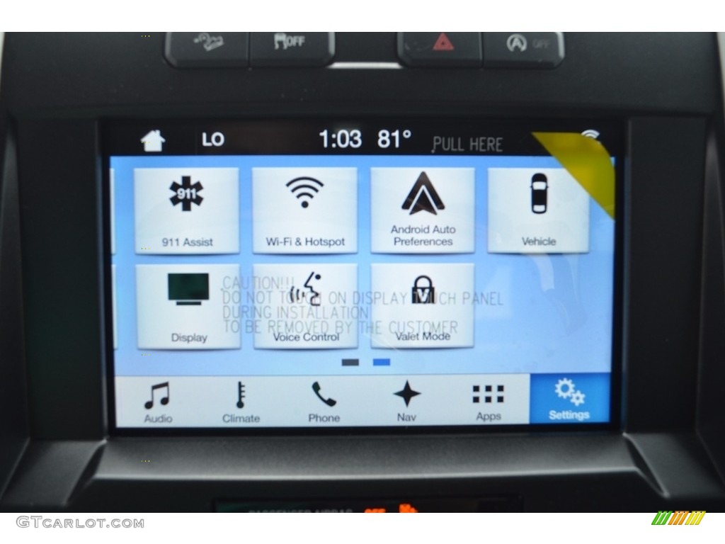 2018 F150 Lariat SuperCrew 4x4 - White Platinum / Black photo #14