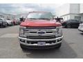 2017 Ruby Red Ford F250 Super Duty Lariat Crew Cab 4x4  photo #4