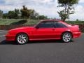 1993 Bright Red Ford Mustang SVT Cobra Fastback  photo #3