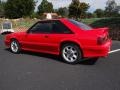 1993 Bright Red Ford Mustang SVT Cobra Fastback  photo #4
