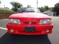 1993 Bright Red Ford Mustang SVT Cobra Fastback  photo #10
