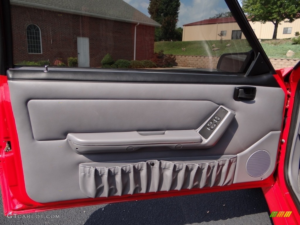 1993 Ford Mustang SVT Cobra Fastback Grey Door Panel Photo #122418737