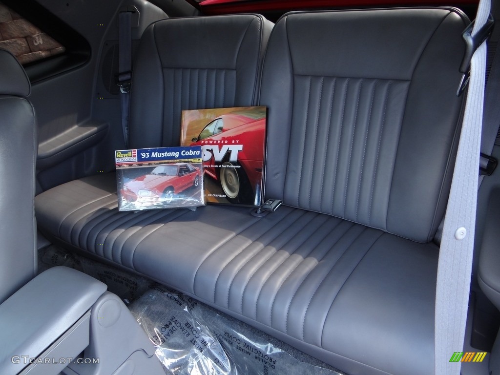 1993 Ford Mustang SVT Cobra Fastback Rear Seat Photos