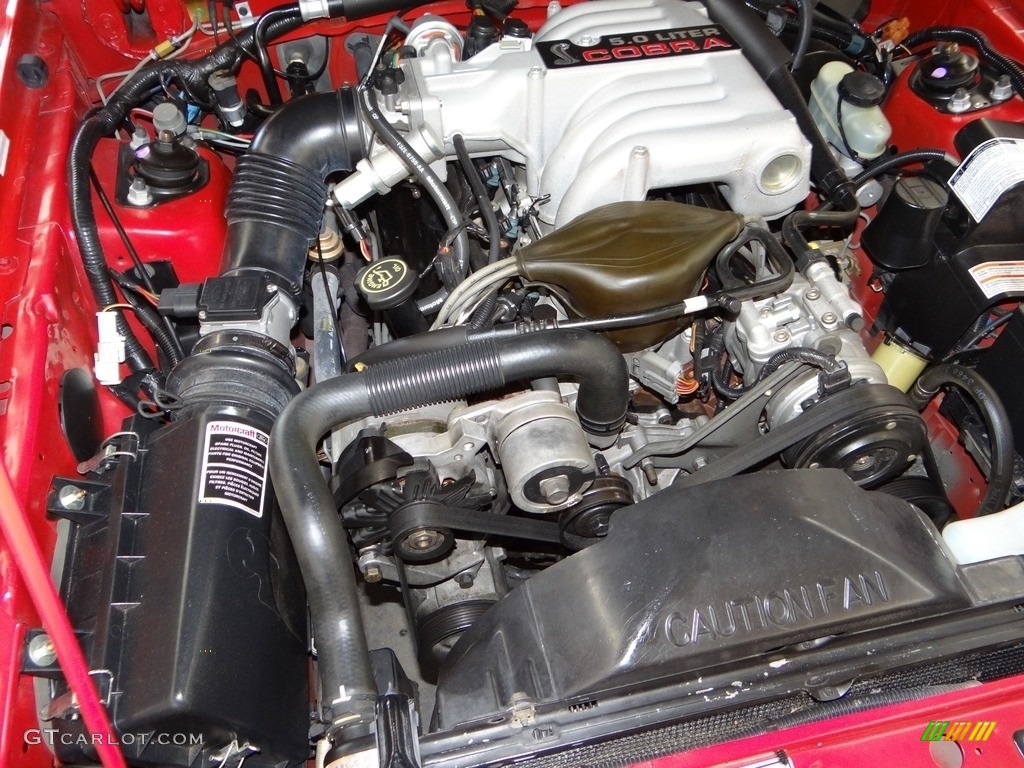 1993 Ford Mustang SVT Cobra Fastback 5.0 Liter SVT OHV 16-Valve V8 Engine Photo #122419131