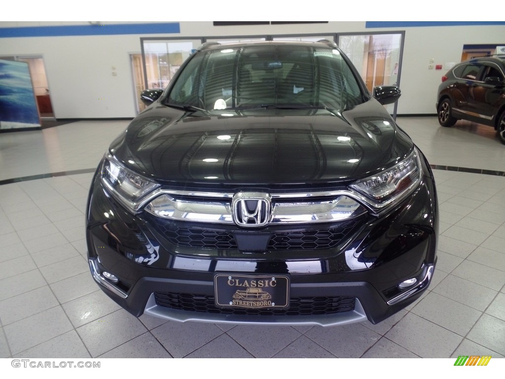 2017 CR-V Touring AWD - Crystal Black Pearl / Black photo #3