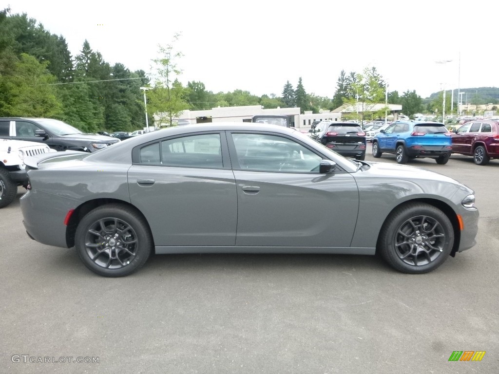2018 Charger GT AWD - Destroyer Gray / Black photo #6