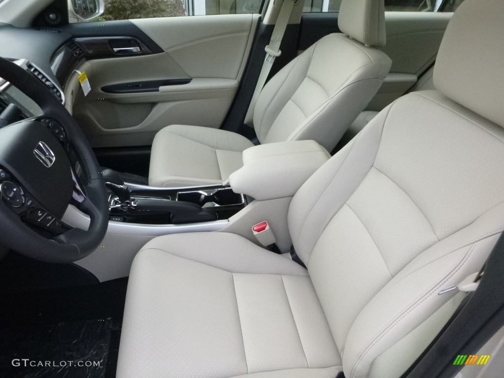 2017 Accord EX-L V6 Sedan - Champagne Frost Pearl / Ivory photo #8