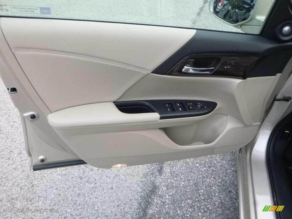2017 Accord EX-L V6 Sedan - Champagne Frost Pearl / Ivory photo #11